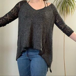 Hollister hi-low sweater top